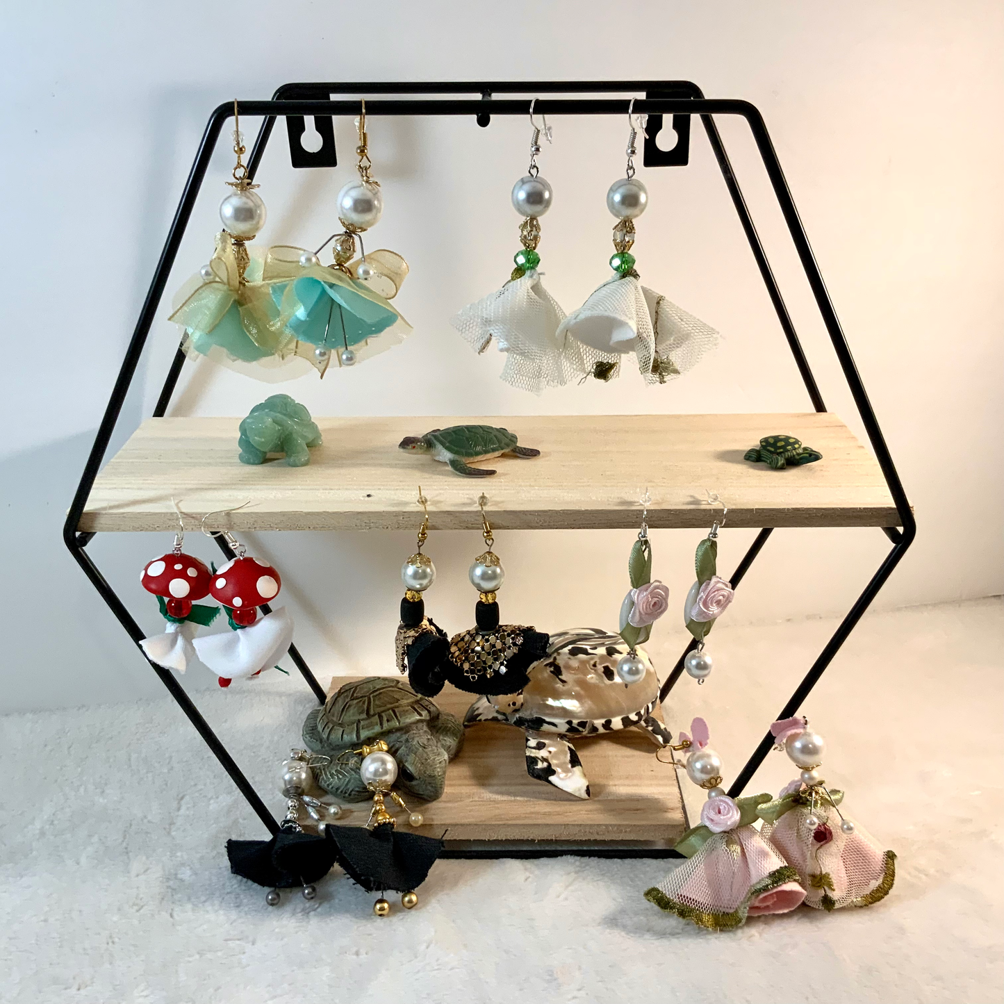 Doll Earrings, Various Types