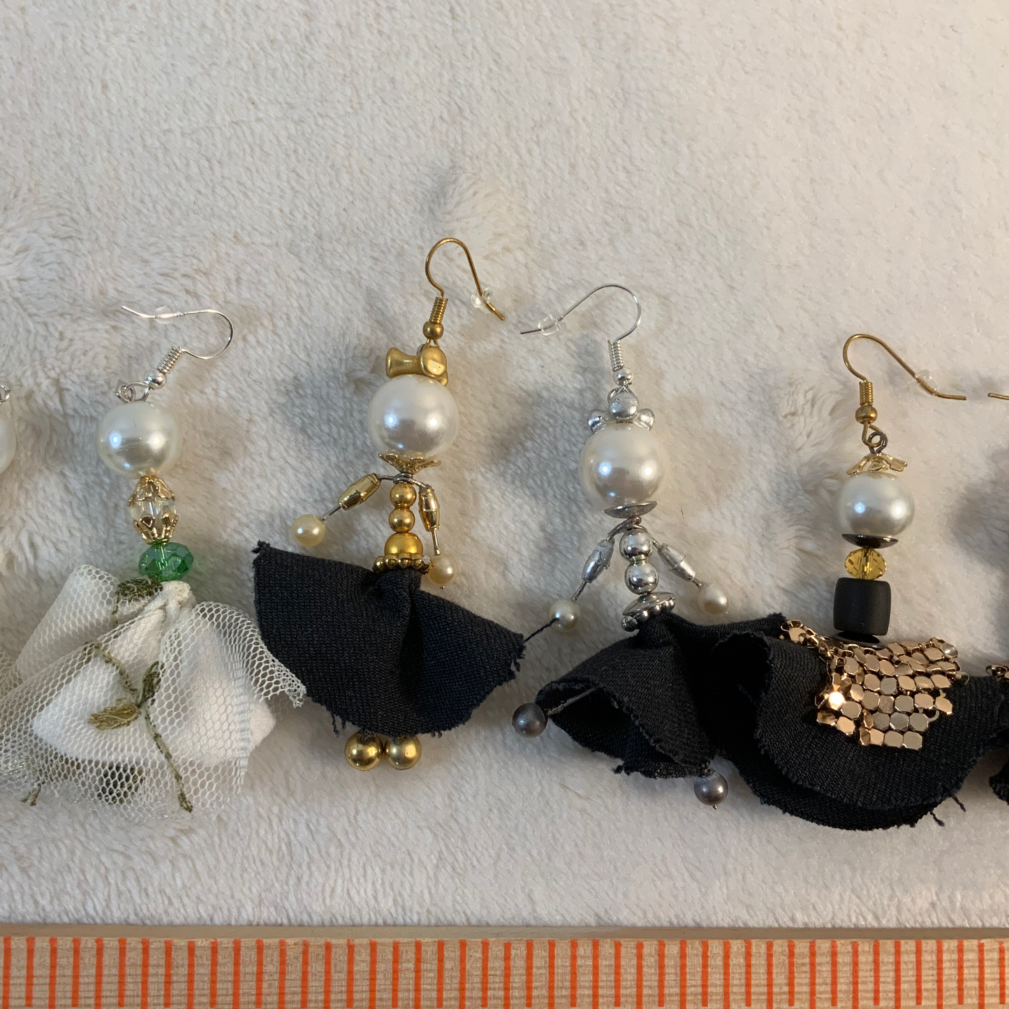 Doll Earrings, Various Types