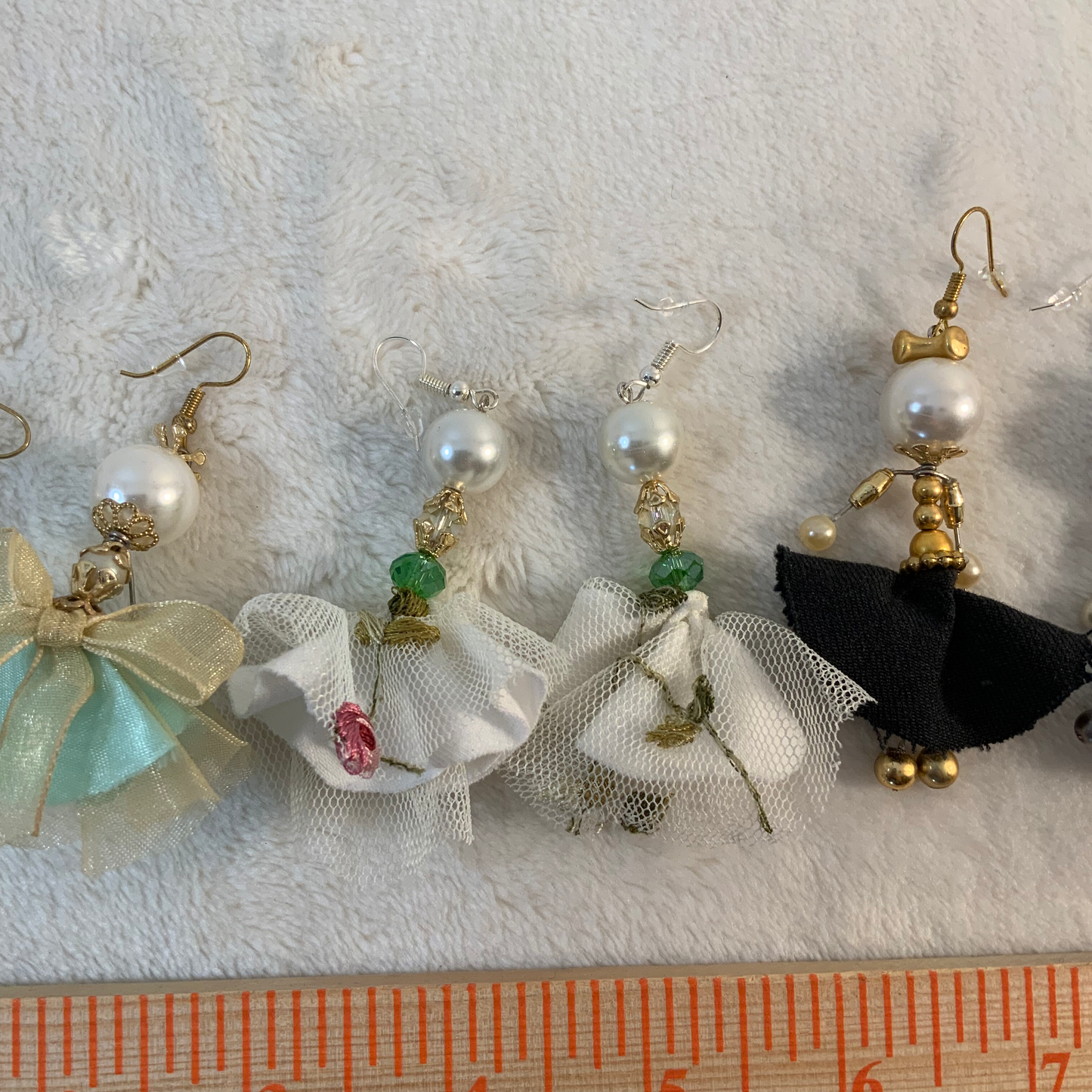 Doll Earrings, Various Types